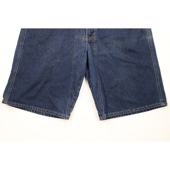 Vintage 90s Marithe Francois Girbaud Mens 34 Distressed Baggy Fit Denim Shorts - Picture 4 of 14